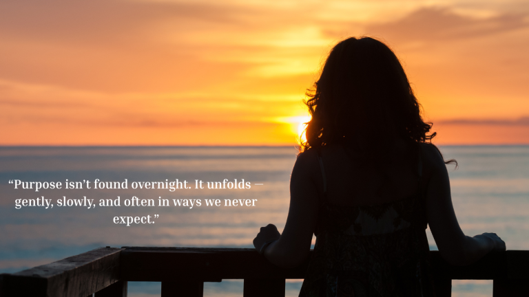 Unfolding my purpose.