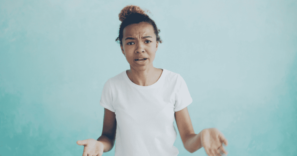 woman practicing mindfulness how to stop negative self talk